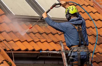 Démoussage et hydrofuge de toiture à Mévouillon